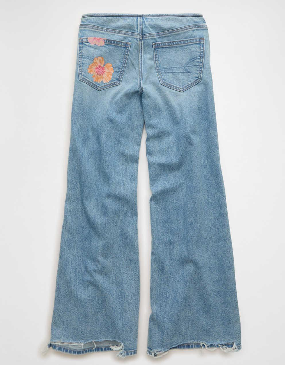 AE Super Low-Rise Baggy Flare Jean