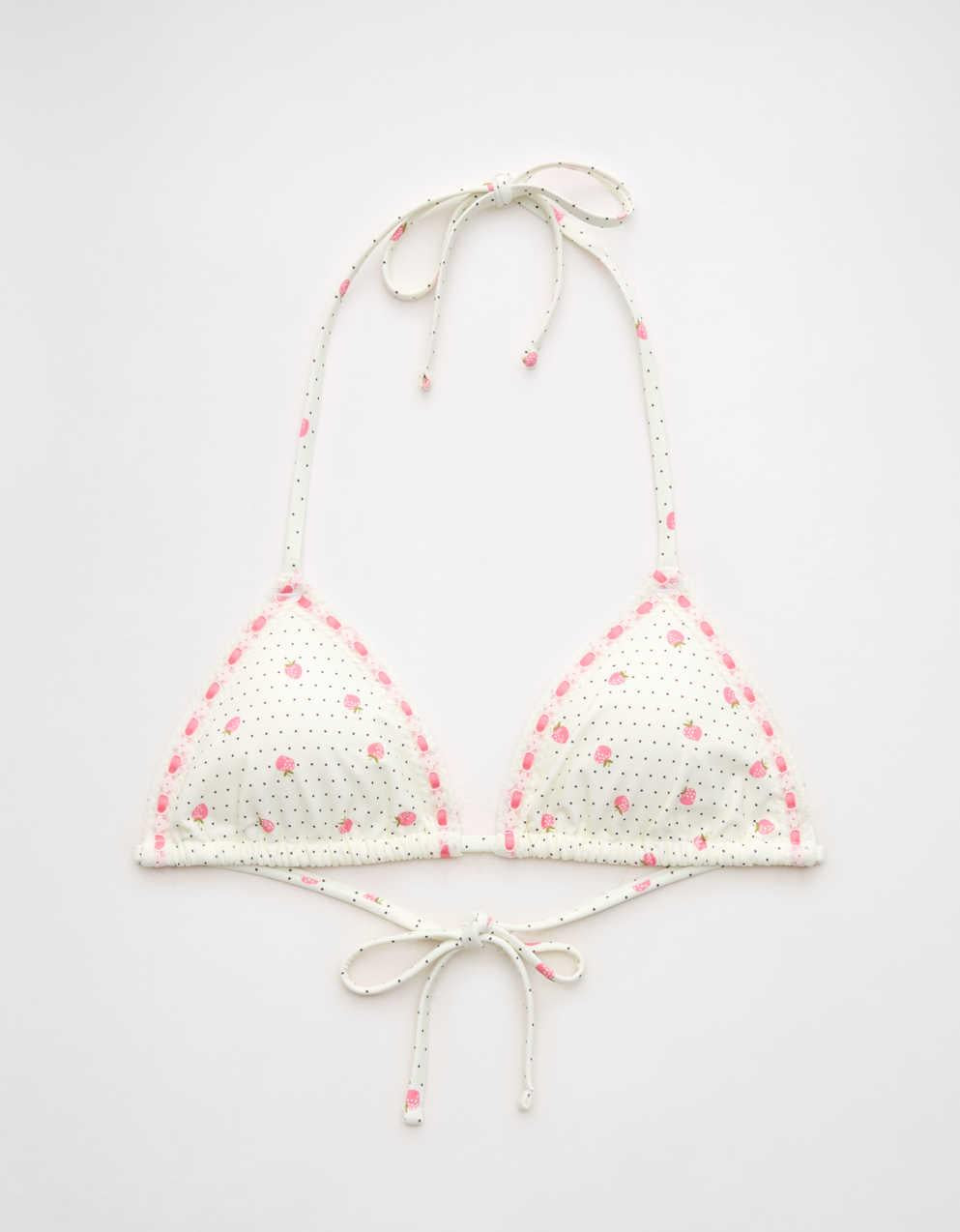 Aerie 스트링 트라이앵글 비키니 톱