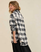 Aerie Anytime Fave Flannel Oversized Shirt