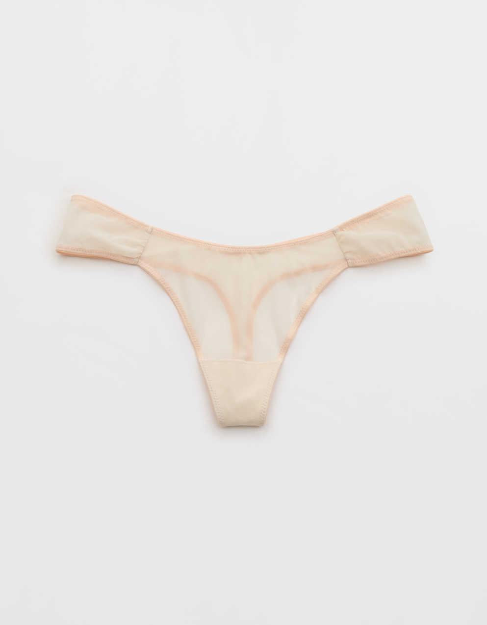 메쉬 끈 팬티 뽐내기