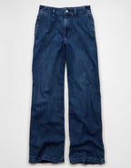AE Dreamy Drape Stretch Curvy Super High-Waisted Baggy Wide-Leg Jean