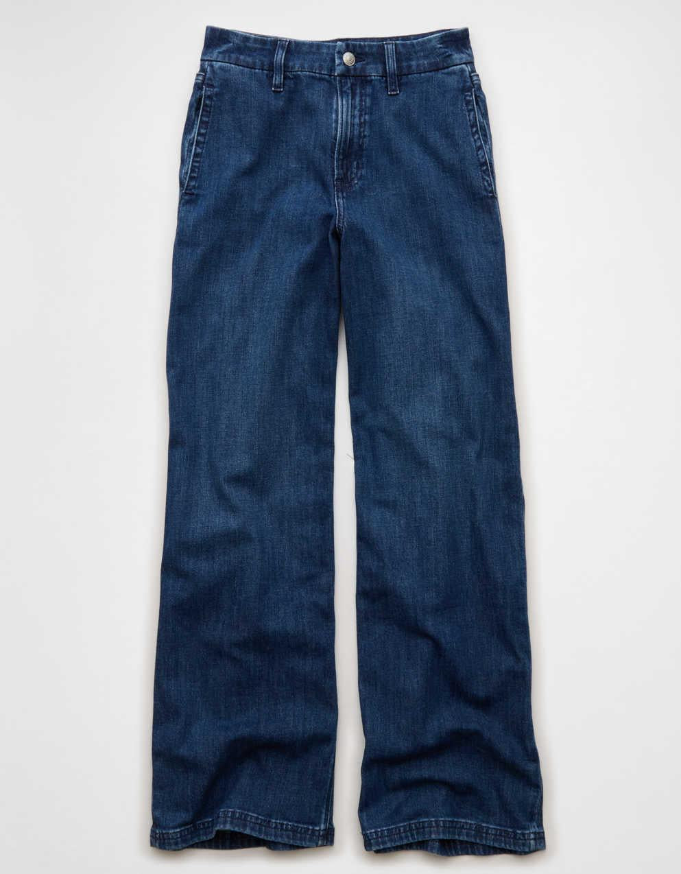 AE Dreamy Drape Stretch Curvy Super High-Waisted Baggy Wide-Leg Jean