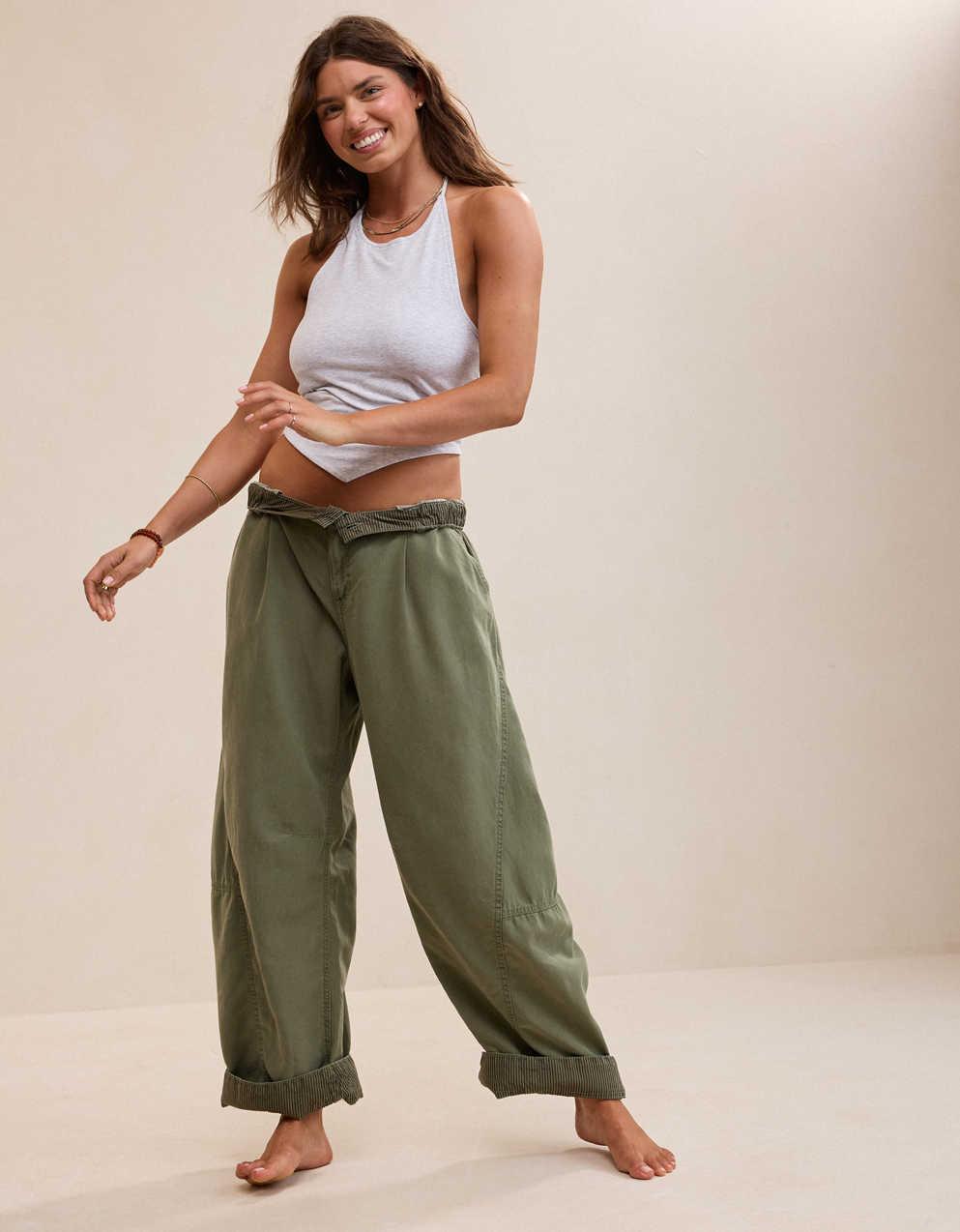 Aerie 유틸리티 벌룬 치노 팬츠