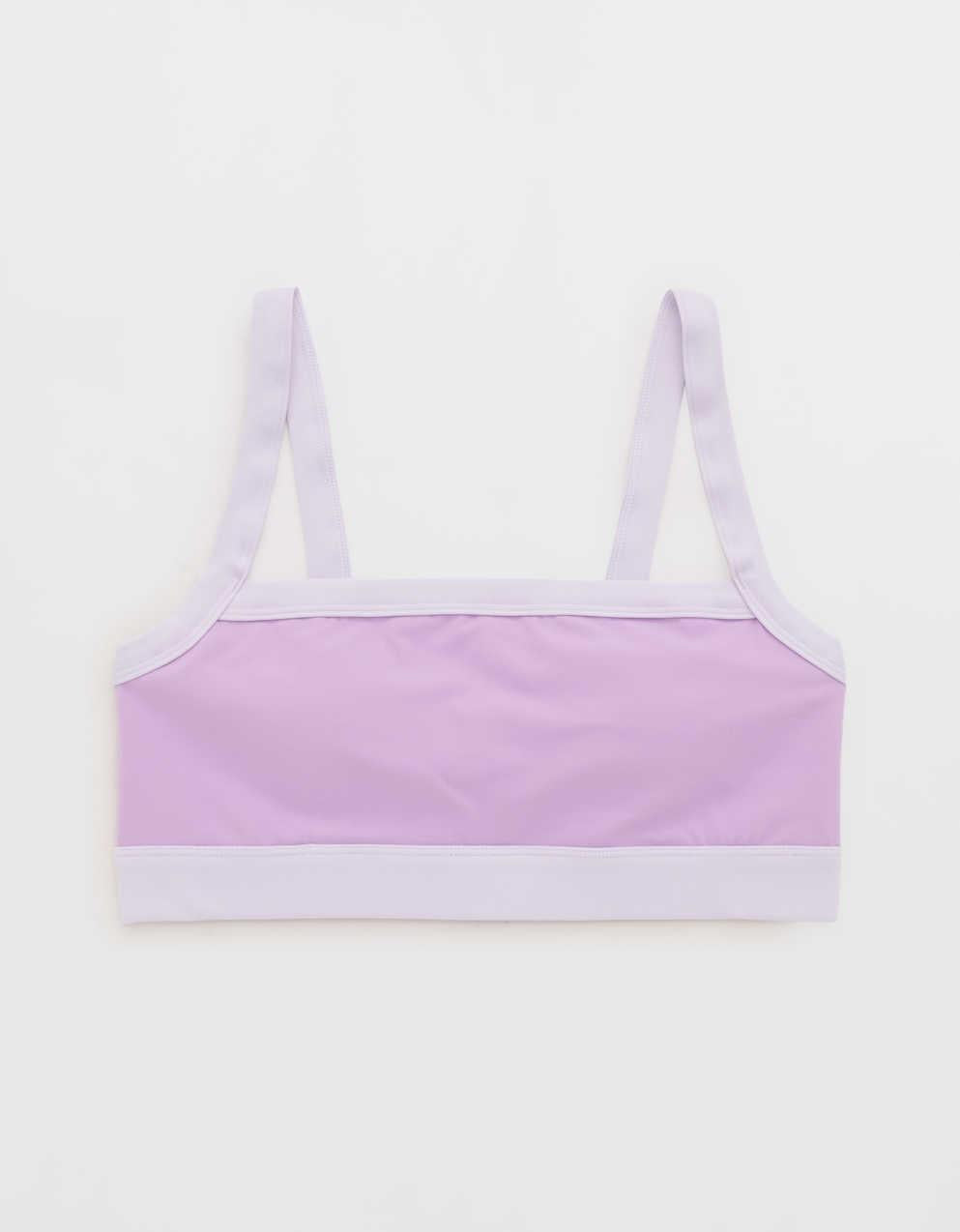 Offline 바이 Aerie Real Me 엑스트라 컬러블록 스포츠 브라
