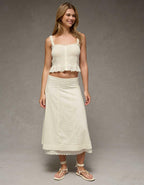 AE Smocked Button-Up Cami