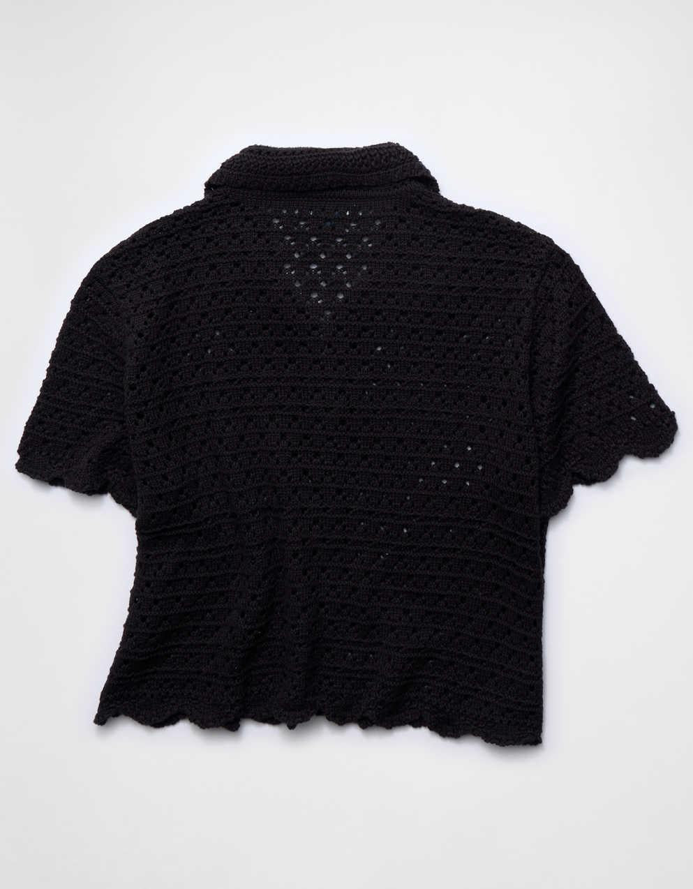 AE Button-Up Sweater Polo