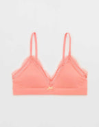 Superchill Cotton Rib Padded Triangle Bralette