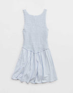 Aerie Happiest Smocked Mini Dress