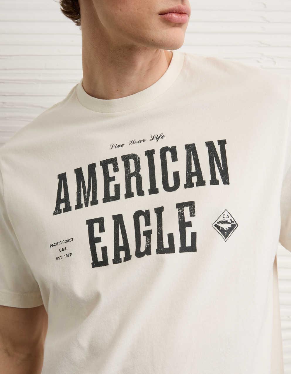 AE 스탠다드 핏 그래픽 로고 티셔츠