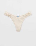 Superchill Cotton Ruched Thong Underwear
