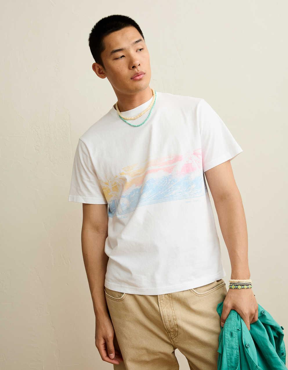 AE Standard Fit Destination Graphic T-Shirt