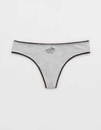 Superchill Cotton Picot Thong Underwear