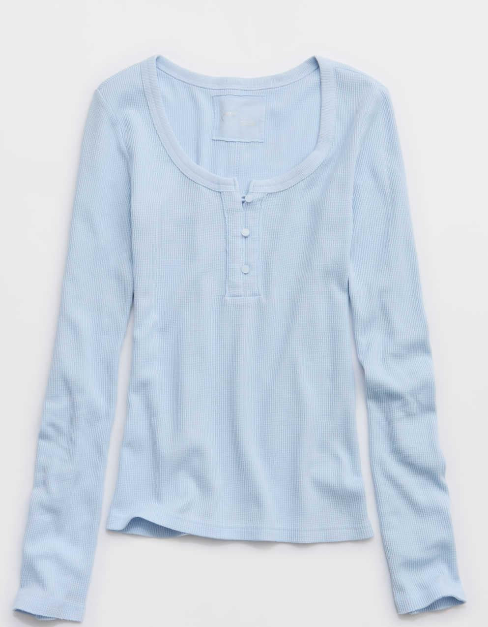 Aerie 에센셜 헨리 레이어링 티셔츠