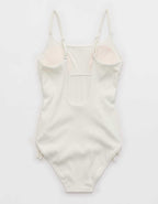 Aerie 립 스쿱 원피스 수영복