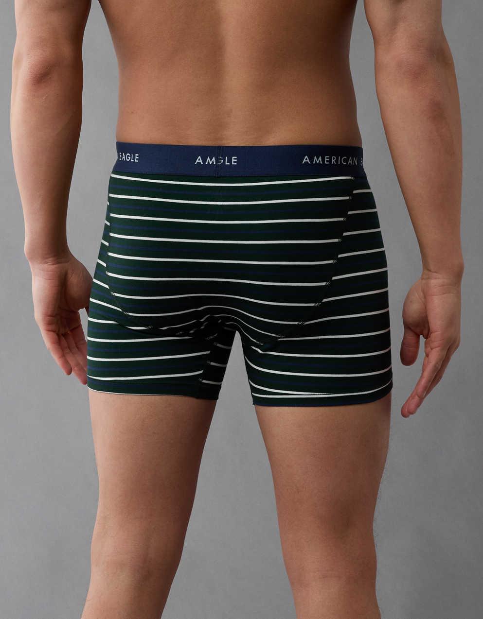 AEO 남성 스트라이프 4.5" 클래식 복서 브리프