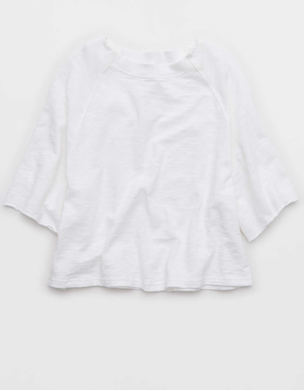 Aerie 잇츠 캐주얼 니트 슬러브 티셔츠