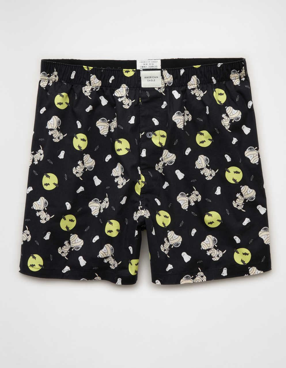AEO Men's Halloween Snoopy Stretch Cotton Boxer Short