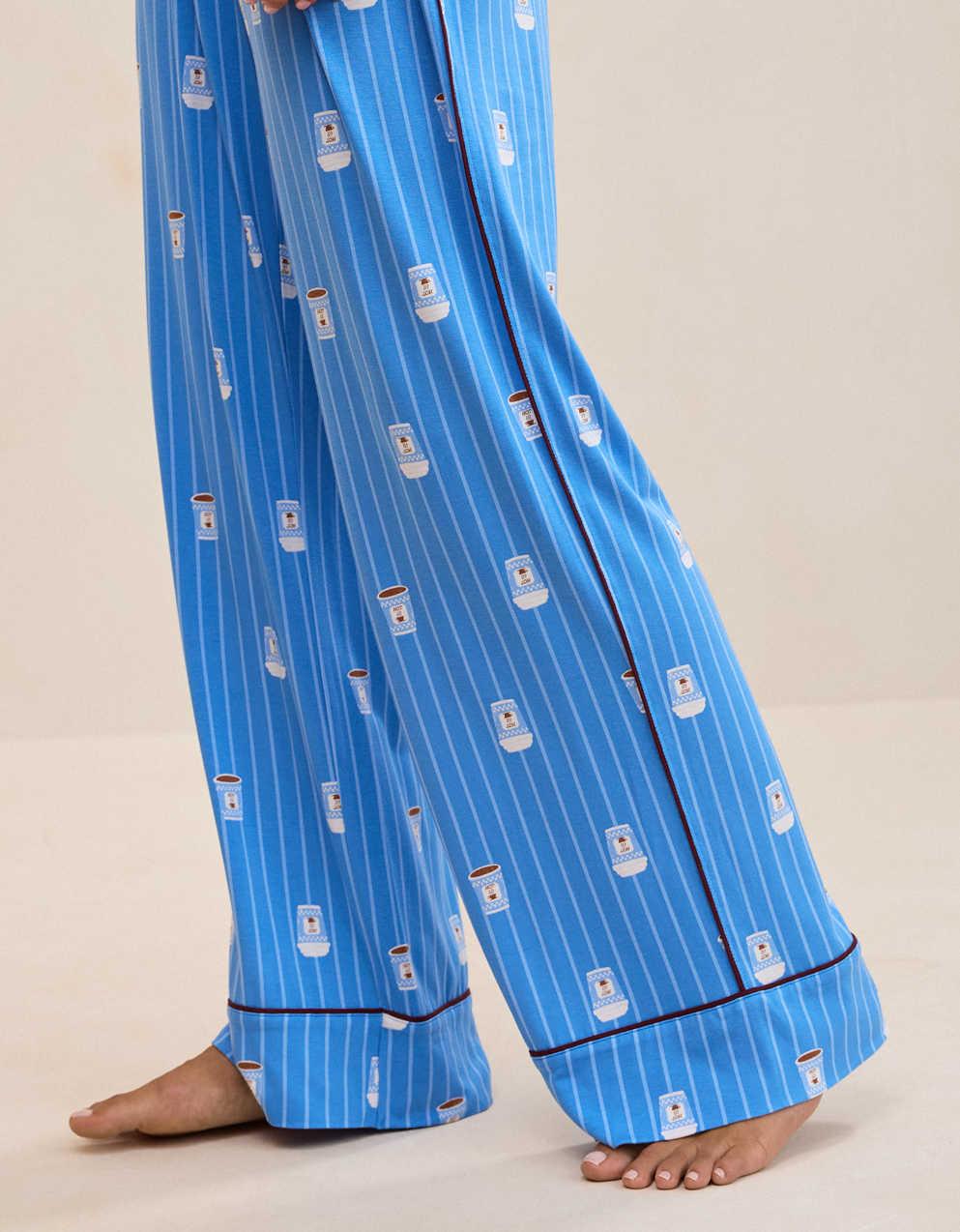 OVERSLEPT by Aerie Real Soft® Piping PJ Pant