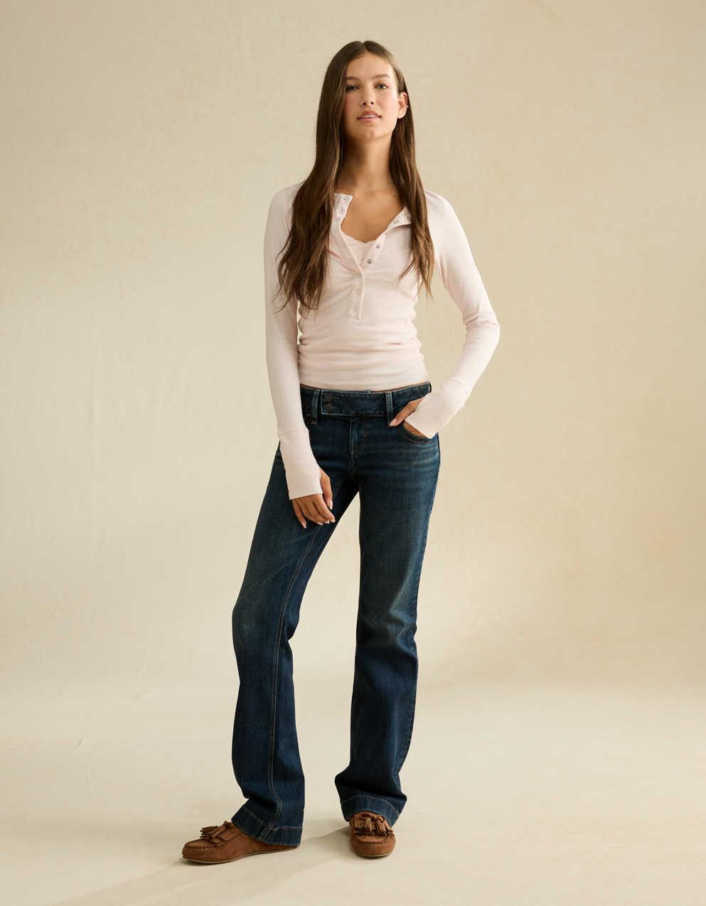 AE Long Sleeve Henley T-Shirt