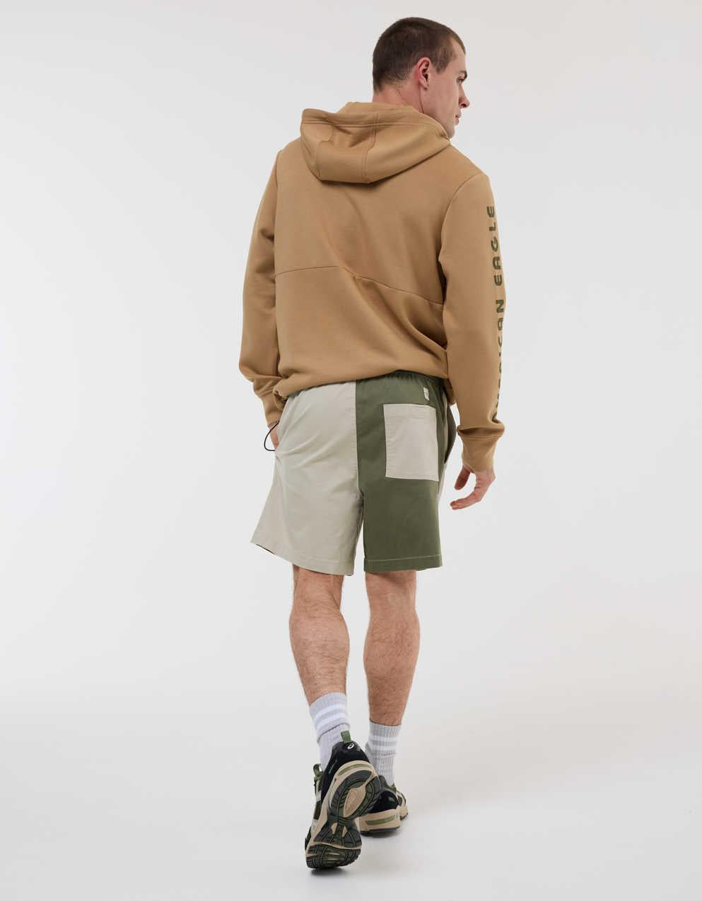 AE 24/7 7' Flex 리브인 컬러블록 트레커 쇼트