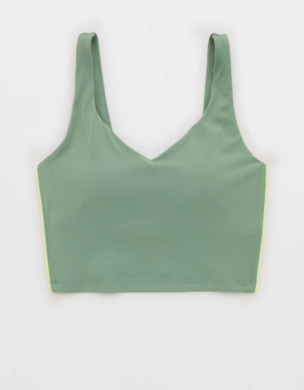 OFFLINE By Aerie Real Me Track Low Key Longline Sports Bra