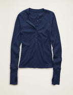 AE Long-Sleeve Henley T-Shirt