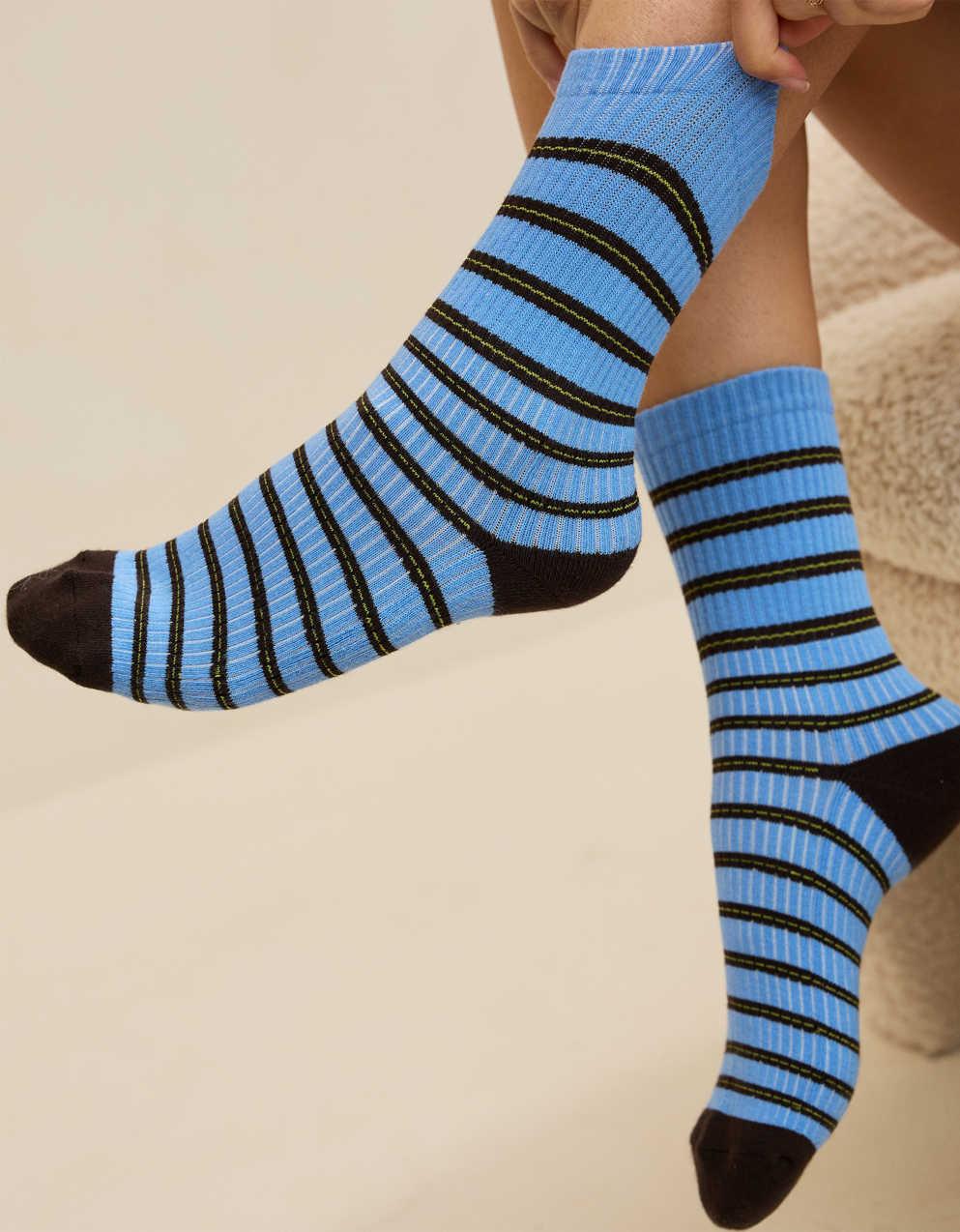 Aerie Striped Crew Socks