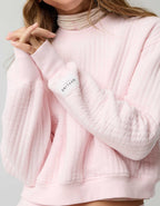 Offline 바이 Aerie 커피 런 크루넥