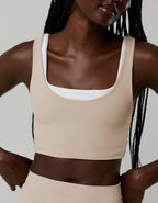 OFFLINE by Aerie Real Me 엑스트라 립 스위치 업 하이넥 스포츠 브라