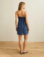 AE Button-Up Lace Insert Mini Dress
