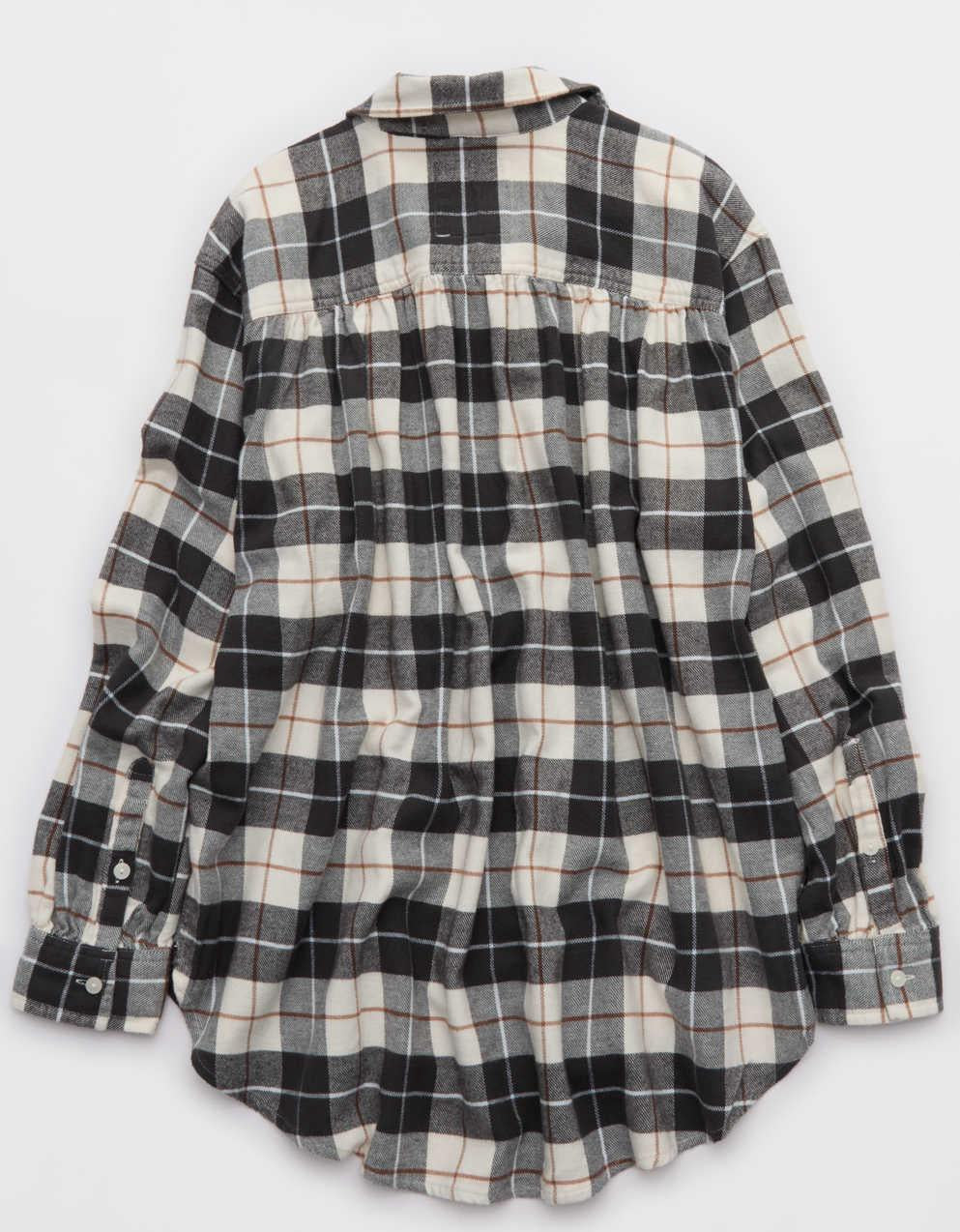 Aerie Anytime Fave Flannel Oversized Shirt