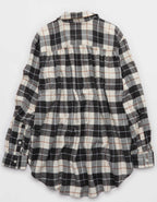 Aerie Anytime Fave Flannel Button Down Shirt