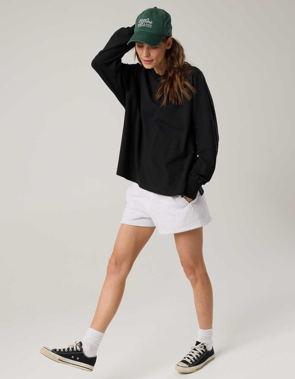 OFFLINE By Aerie Pique Long Sleeve T-Shirt