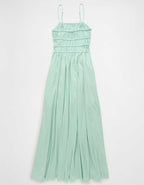 AE Sunchaser Knit Smocked Bodice Midi Dress