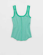 Aerie 리브드 스쿱넥 탱크탑