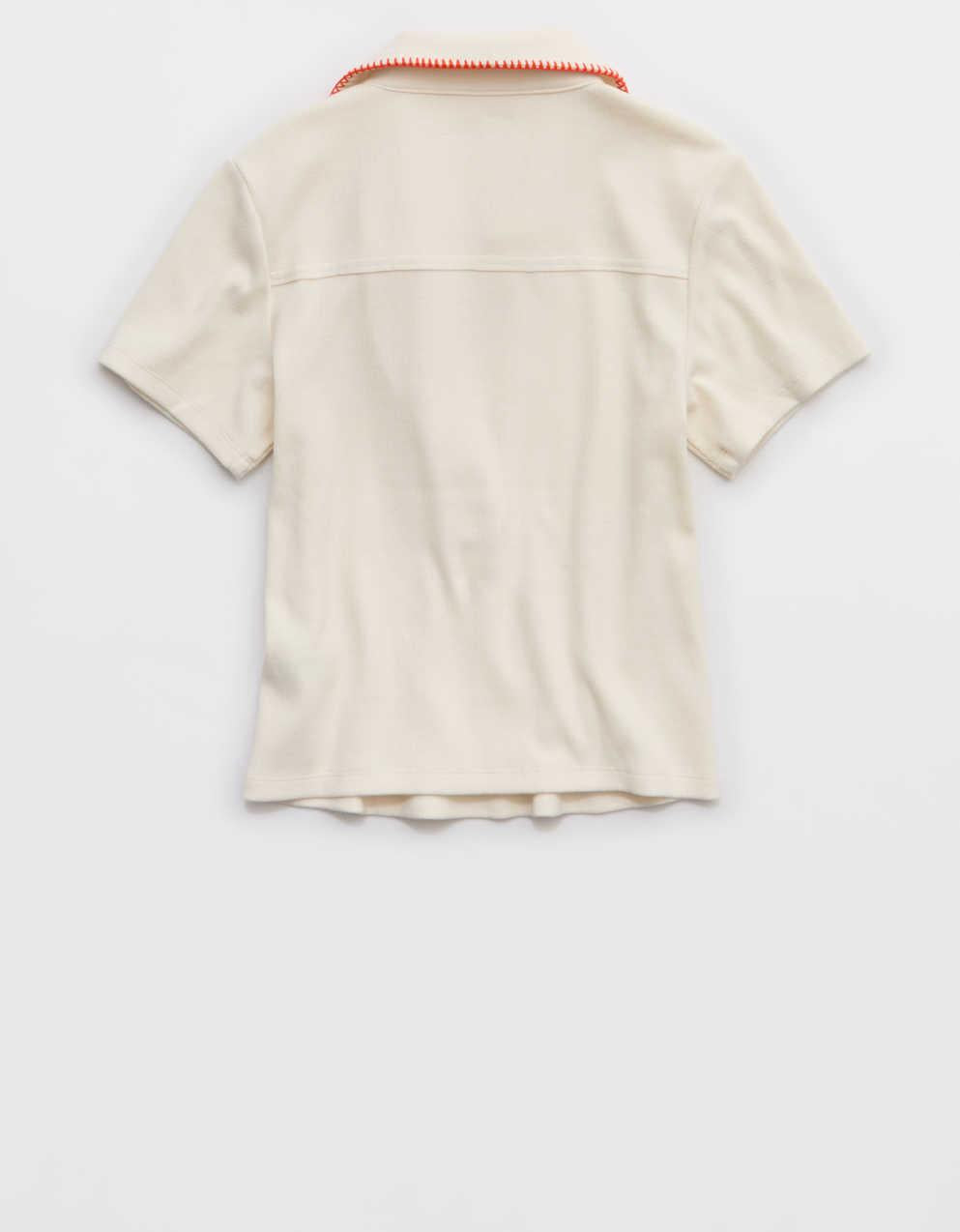 Aerie 크롭 폴로 티셔츠
