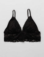 Show Off Midnight Romance Lace Padded Triangle Bralette