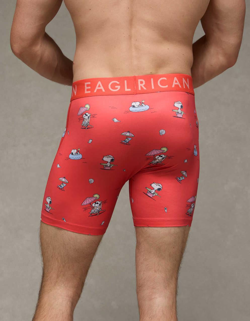 AEO 남성용 스누피 6인치 Flex 복서 브리프
