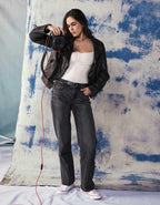 AE Embellished Strigid High-Waisted Stovepipe Jean