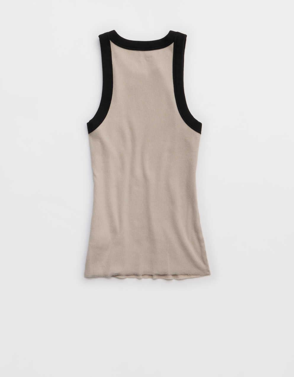 Aerie 하이넥 터커블 탱크탑