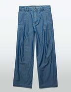 AE Stretch Super High-Waisted Ultra Wide-Leg Ankle Trouser