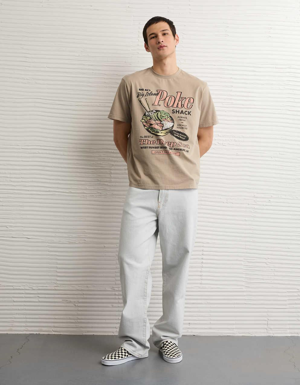AE Standard Fit Food Graphic T-Shirt