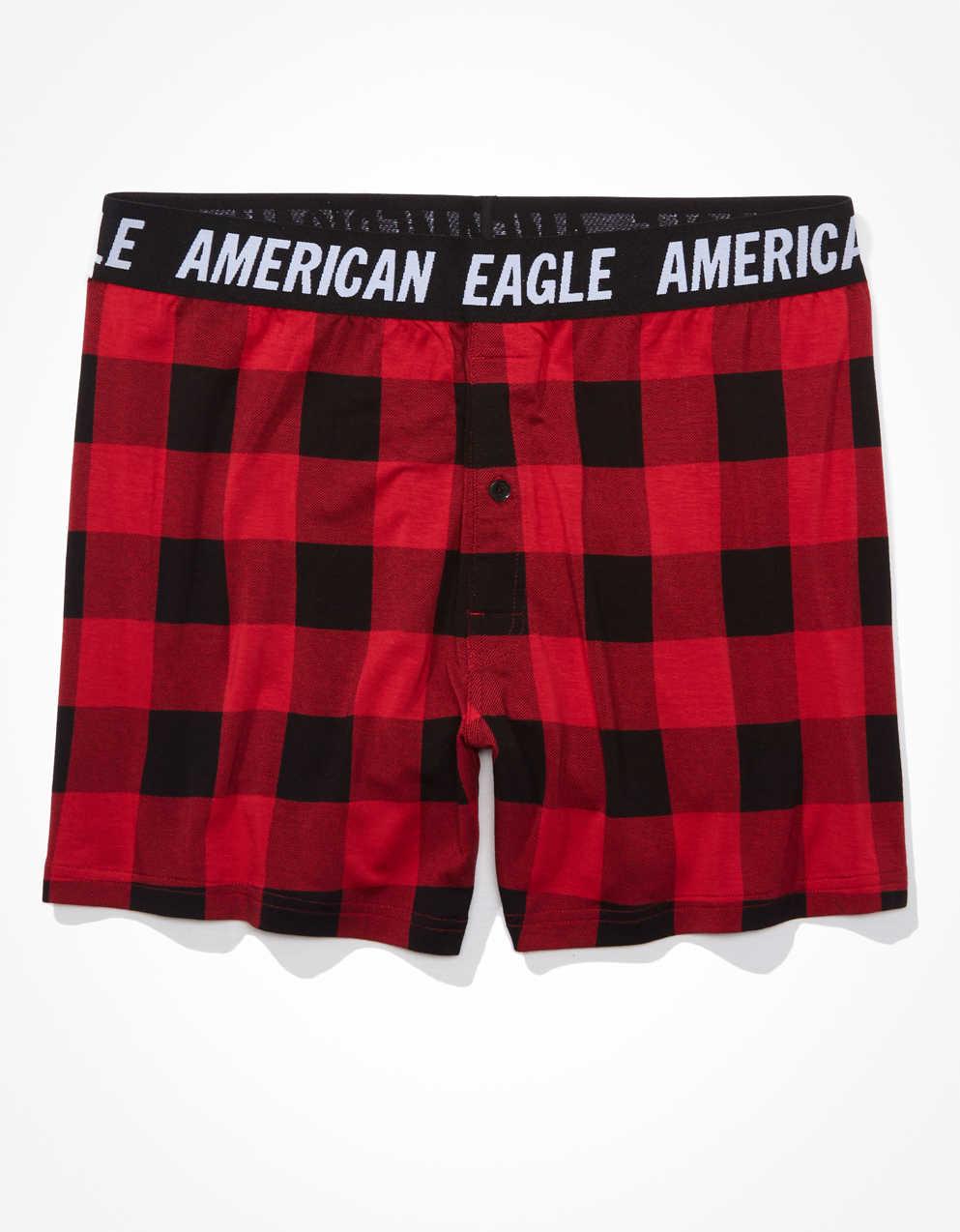 AEO 체크무늬 울트라 소프트 복서 쇼츠