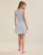 Aerie Happiest Smocked Mini Dress