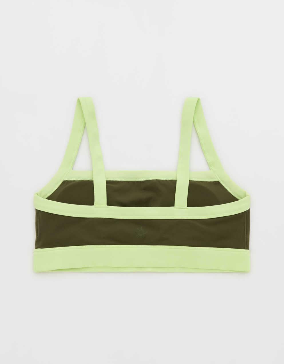 Offline 바이 Aerie Real Me 엑스트라 컬러블록 스포츠 브라