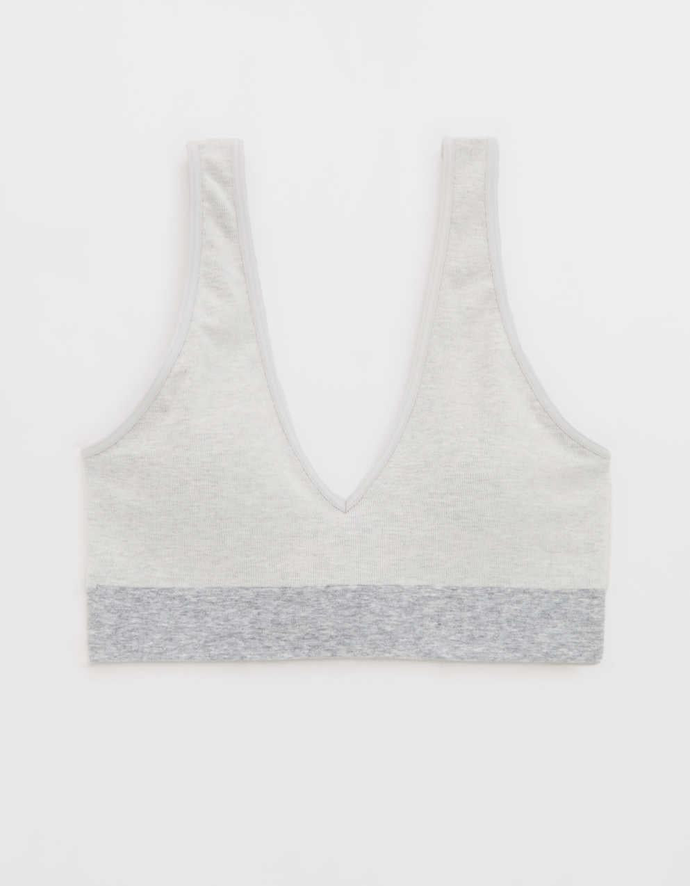 Superchill Cotton Seamless Plunge Bralette