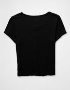 Aerie 리얼 소프트® 리브 반소매 카디건