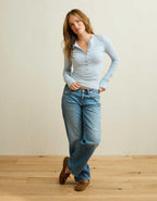 AE Long Sleeve Henley T-Shirt
