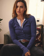 AE Long-Sleeve Henley T-Shirt