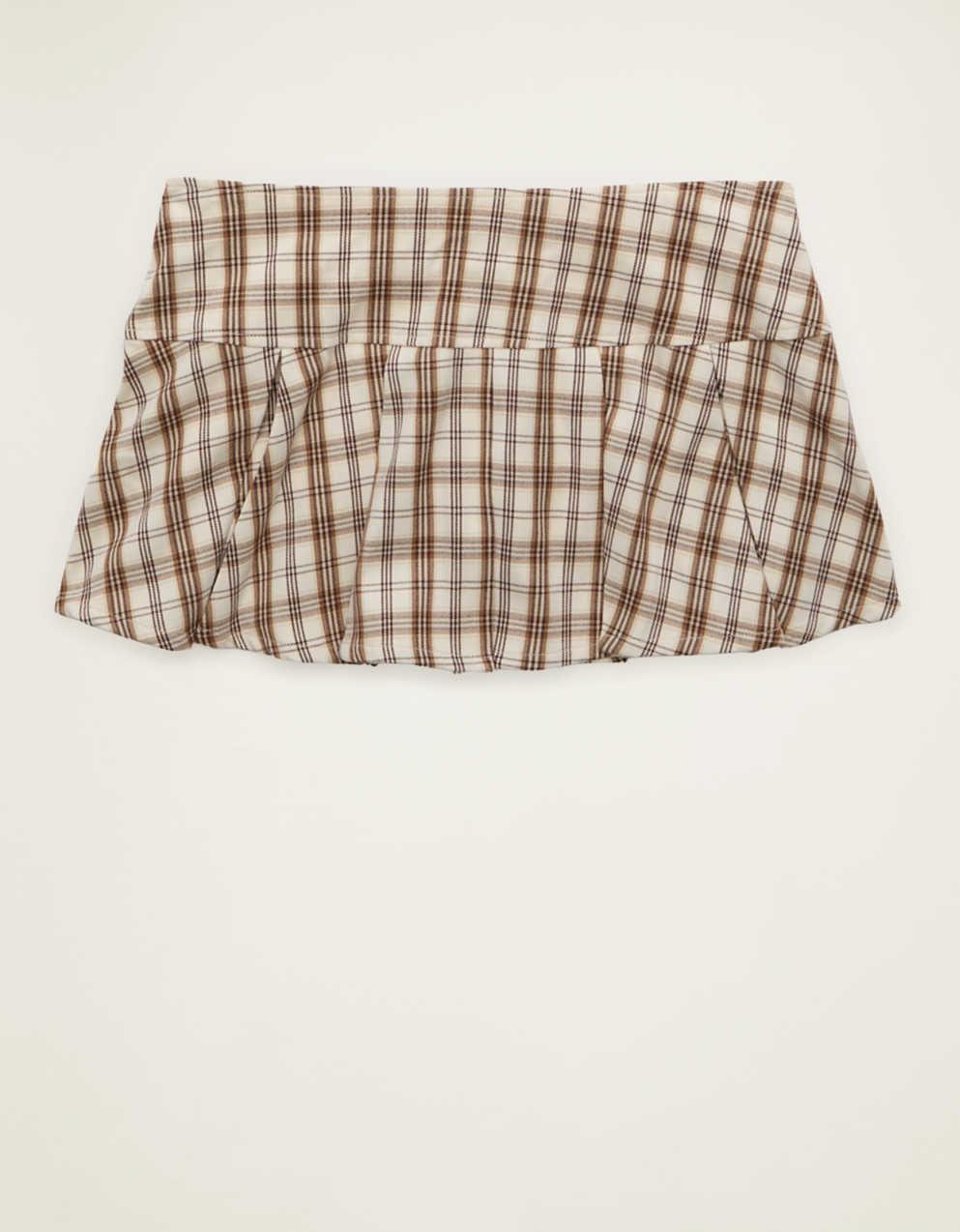 AE Super Low-Rise Pleated Micro Skirt